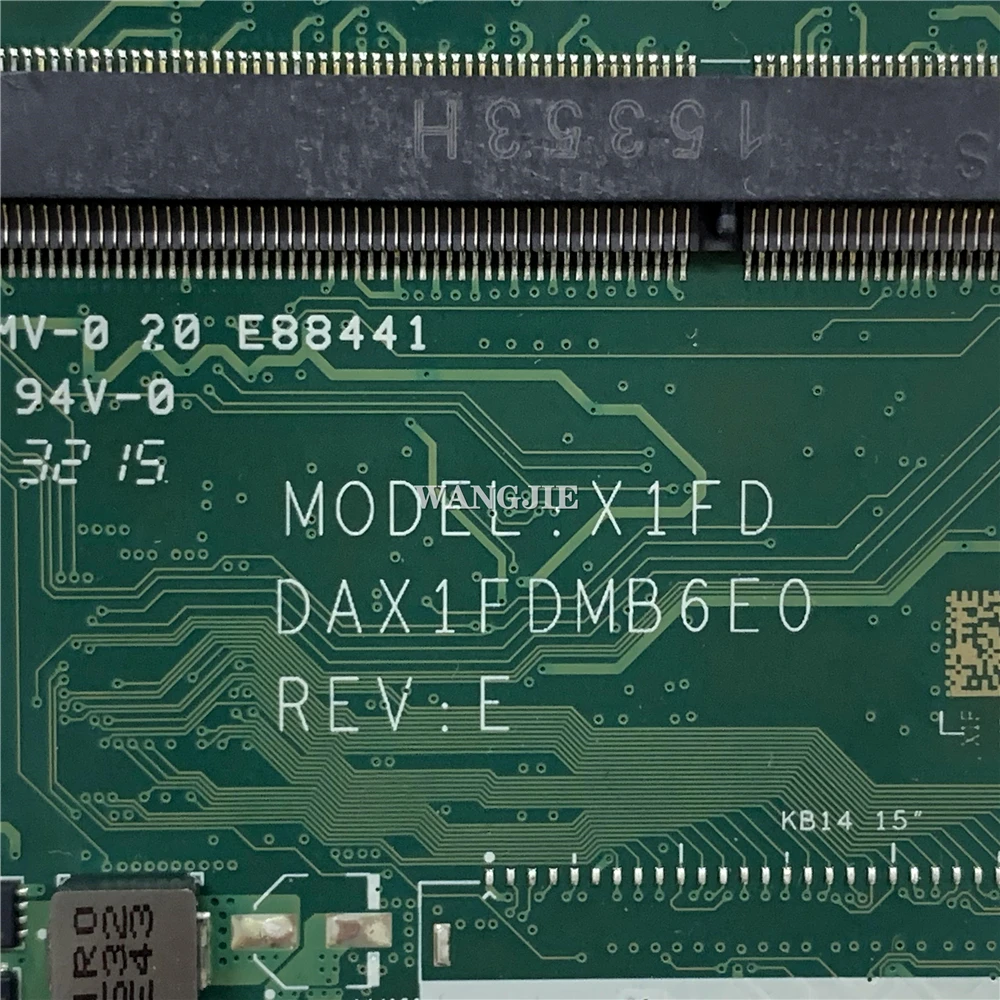 Renoviert QJJR FÜR HP 15-AB Laptop Motherboard DAX1FDMB6E0 X1FD 100% Vollständig Getestet