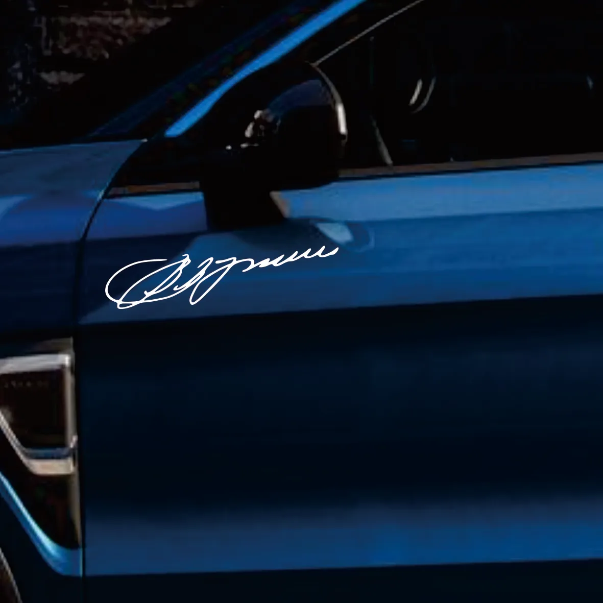 vladimir putin signature funny car sticker vinyl decal white/black car auto stickers for car bumper window car