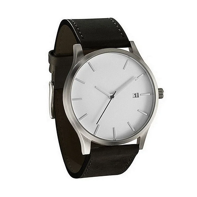 Zegarek moda męska zegarki sportowe dla mężczyzn kalendarz skórzany pasek Casual kwarcowe zegarki na rękę zegar Relógio Masculino Reloj hombre