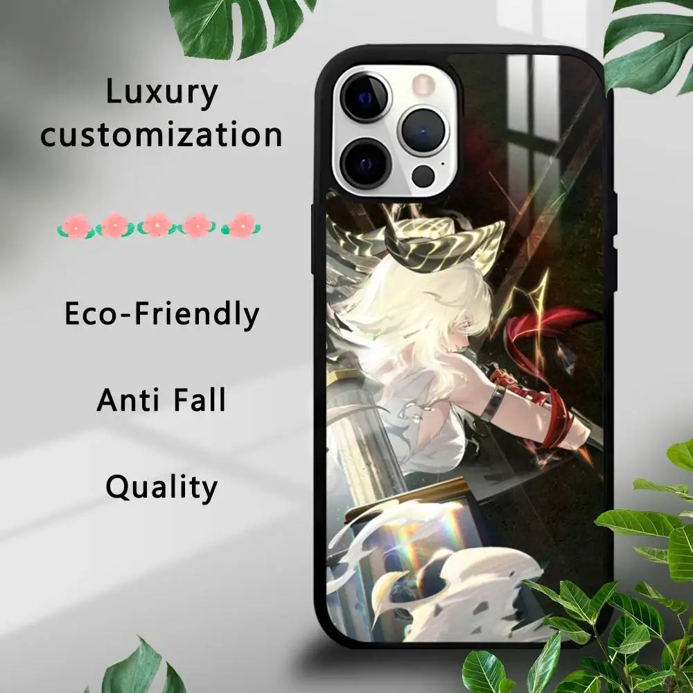 

Zani Cute Wuthering Wave Phone Case For IPhone 16 15 14 13 12 11 Pro Max Plus Mini Plus Hard Mirror Surface Protect Funda