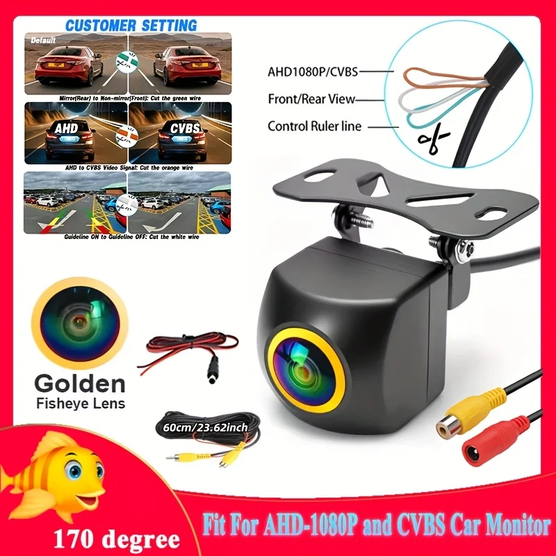 1080P Ahd Fisheye C…