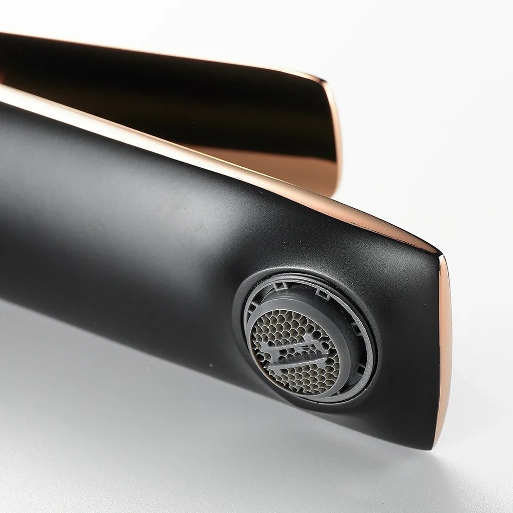 لـ e Lavabo En or Rose Noir، Robinet Blanc Moderne، Salle De Bains، Eau Chaude Et Froide، Mellaangeur D'evier، Navire D