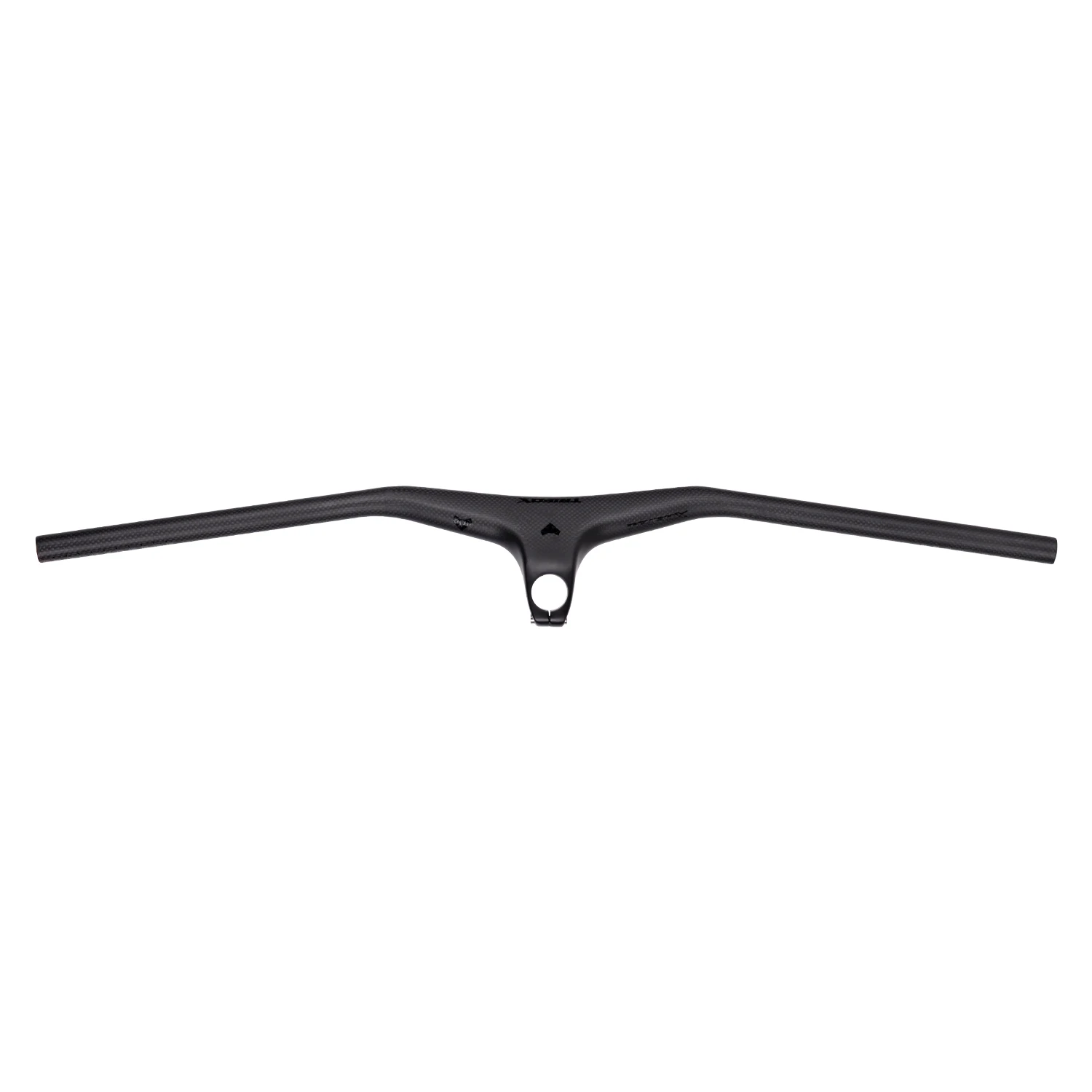TRIFOX MTB Fahrradlenker Riser Angle-17 ° Grad einförmiger 3K-Matt-Lenkervorbau mit integriertem Lenker, Länge 80/90/100/110, 600–800 mm – Detail 12
