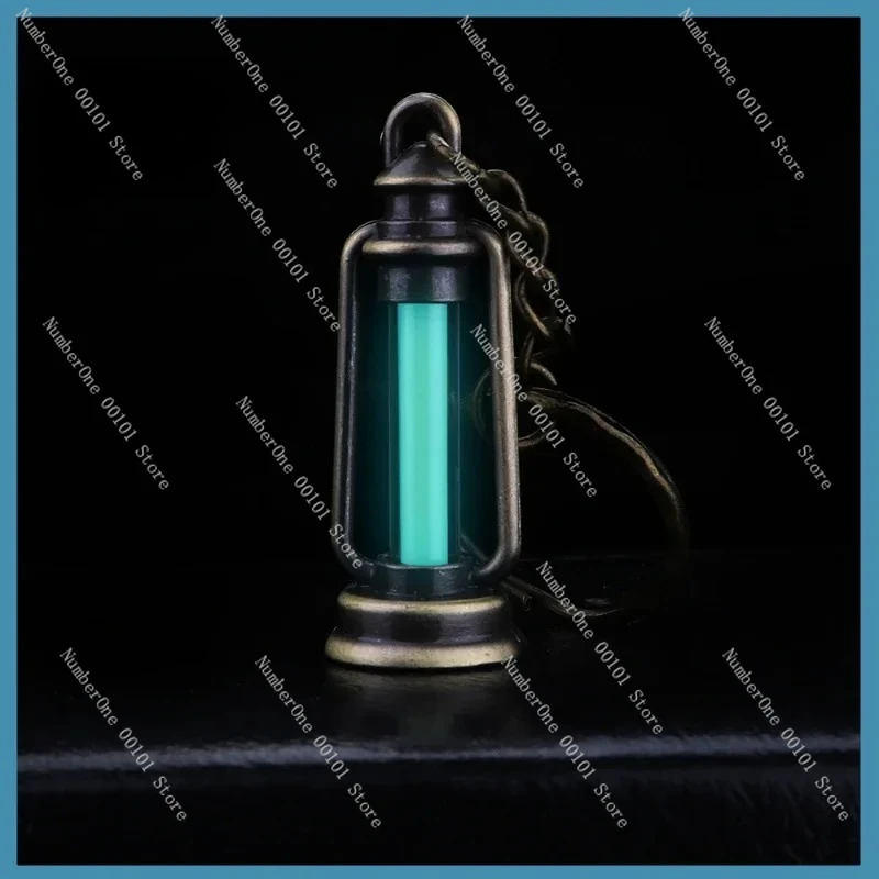 Luminous pony lamp pendant Keychain non-tritium lamp luminous pendant glass luminous signal pendant