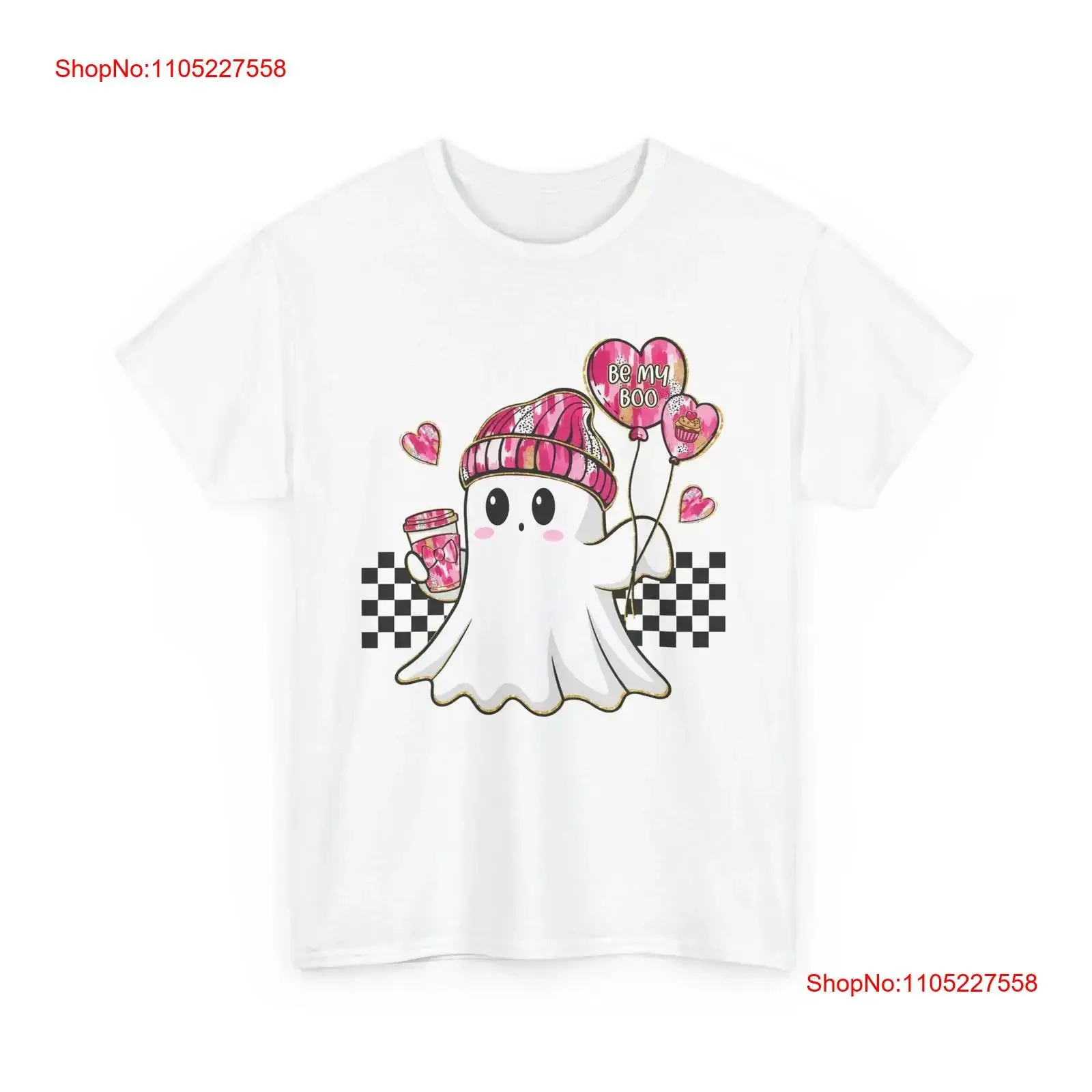 تي شيرت Ghostly Vibes تي شيرت مخيف للهالوين Be My Boo عتيق مغسول موضة قابلة للتنفس ومتعددة الاستخدامات للجنسين ملابس الشارع مريحة #1