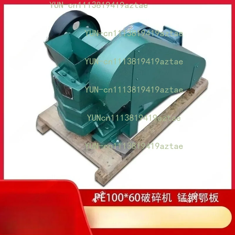 PE100x60 Jaw Crusher Ore Soil Cement Clinker Crushing Machine