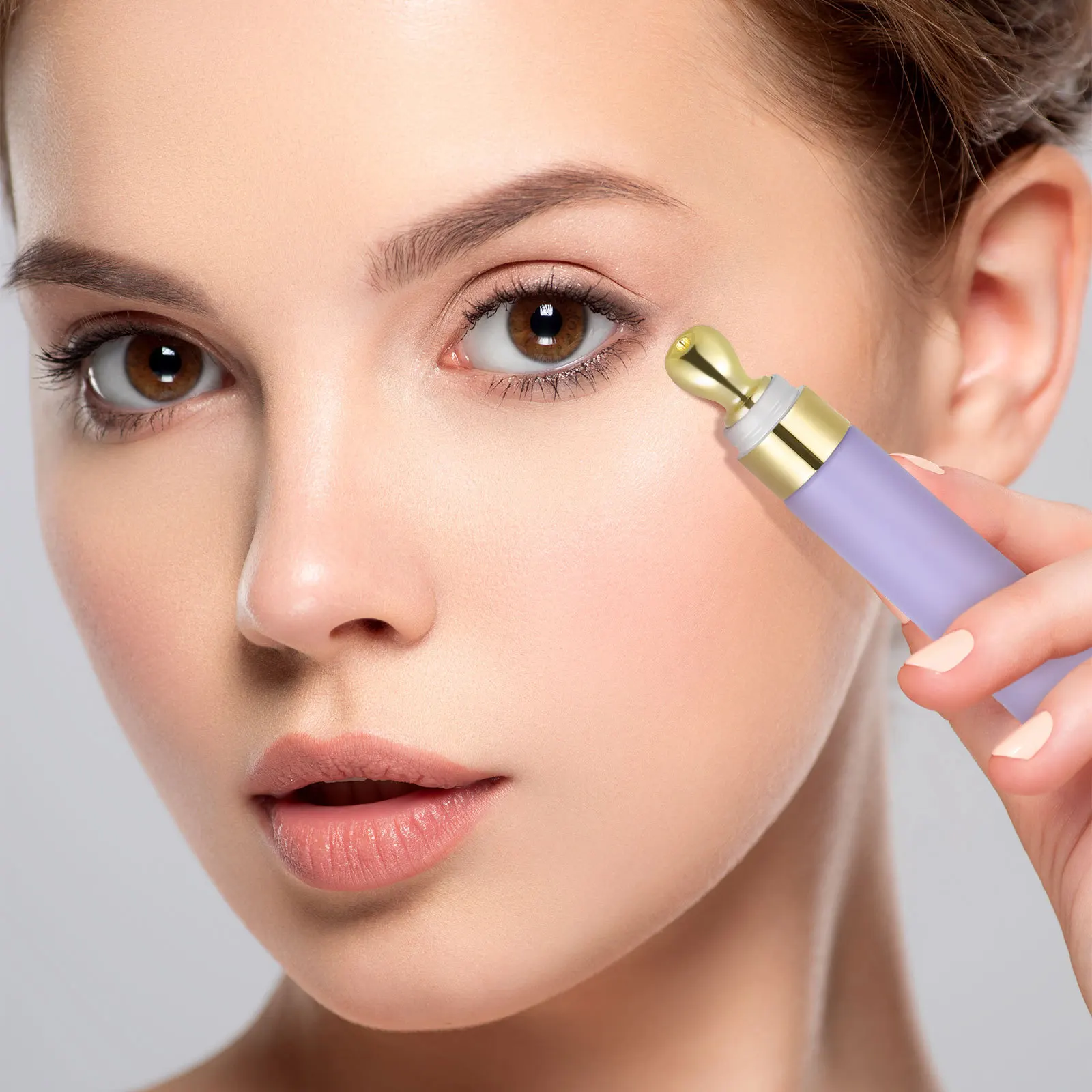 หลอดครีมบำรุงรอบดวงตาขนาด 20 กรัม แบบเติมได้ พกพาสะดวก ใช้สำหรับบรรจุน้ำมันหอมระเหย ใช้สำหรับเดินทาง บรรจุภัณฑ์ครีมบำรุงผิว อุปกรณ์ทาครีม