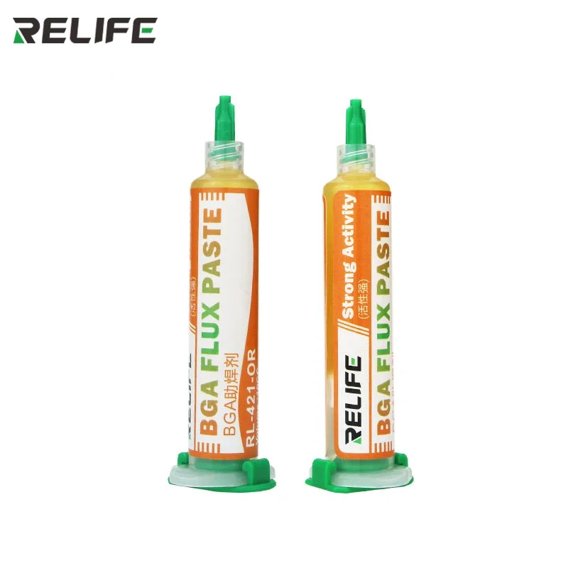 

RELIFE RL-421 DIY Solder Soldering Paste Strong Activity Flux Grease For Chips Computer Phone BGA SMD PGA PCB Repair Tool