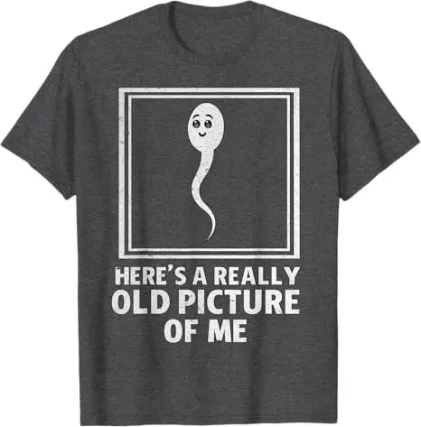 Hier ist ein wirklich altes Bild von mir. Sarkastisches Spruch-T-Shirt im Retro-Stil, lustiges grafisches Vintage-T-Shirt, modische Streetwear-Oberteile für Herren