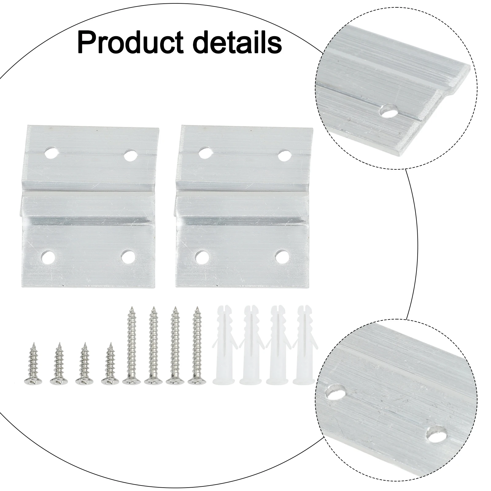 Picture 5: Hanging Hardware Mirror Hanger Professional Mounting Level Rustproof Material Versatile Usage For Mirrors For Picture Frames