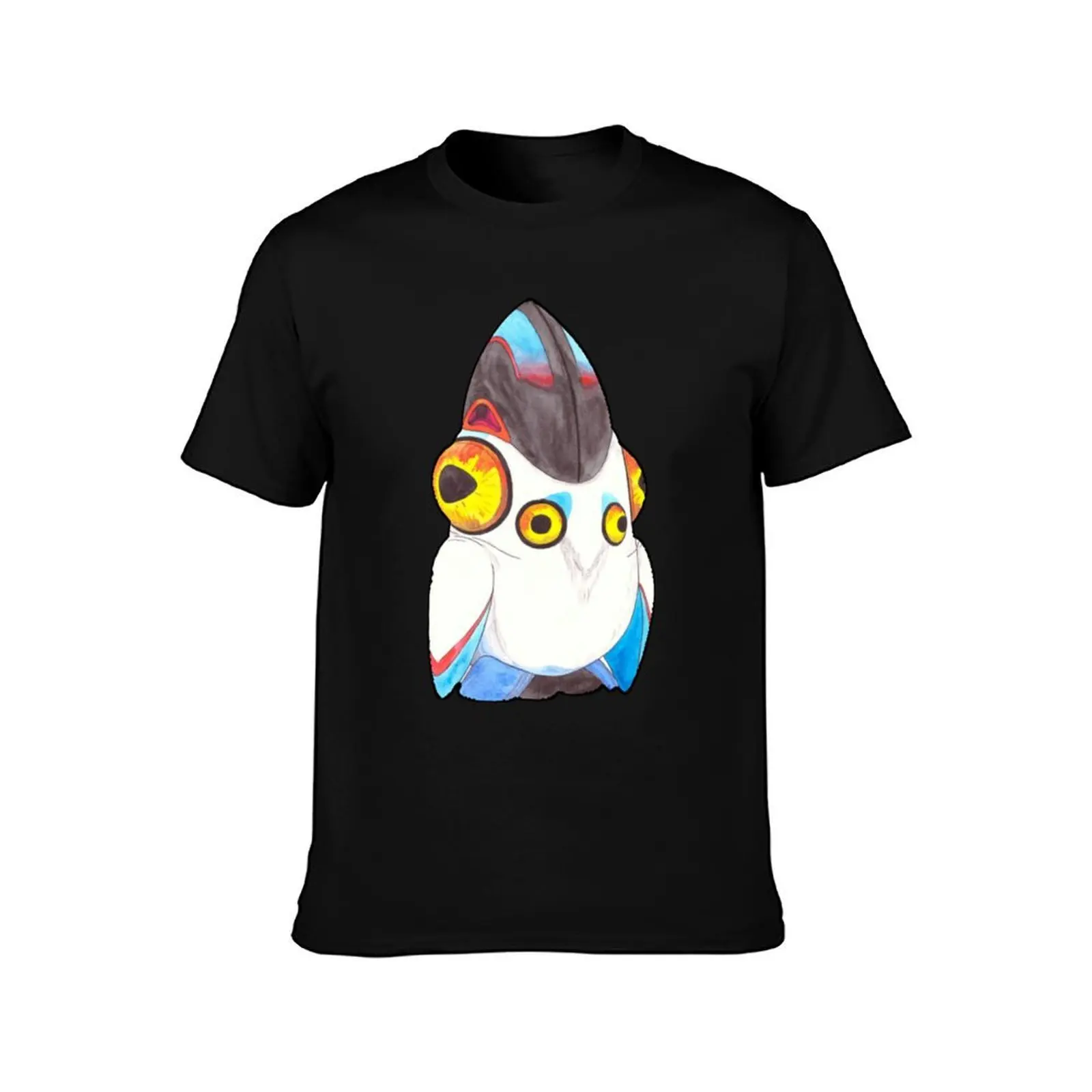 Subnautica Below Zero Arctic Peeper T-Shirt, Summer Casual Cotton Tee, Oversized Streetwear Tops, Vintage Graphic Print