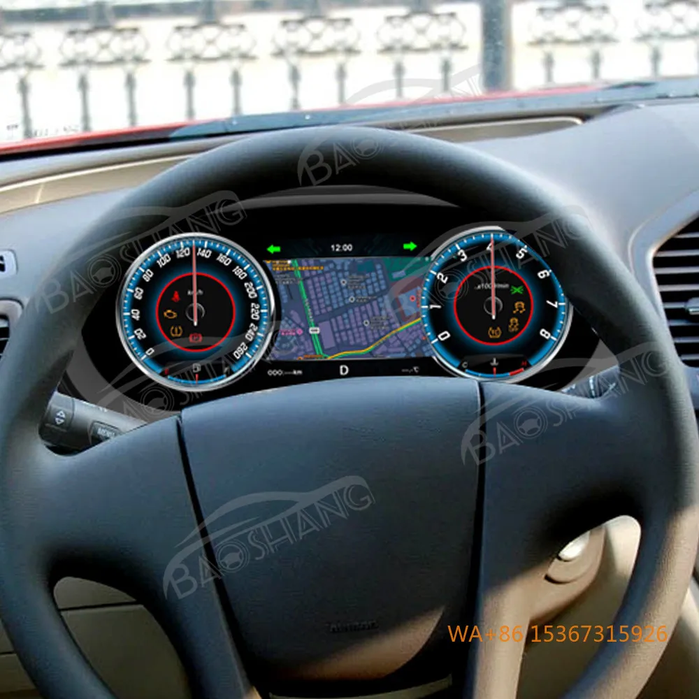 

Panel Speed Meter Cockpit Player 12.3 Inch Digital Cluster for Buick Regal 2009-2015 Car LCD Dashboard Instrument