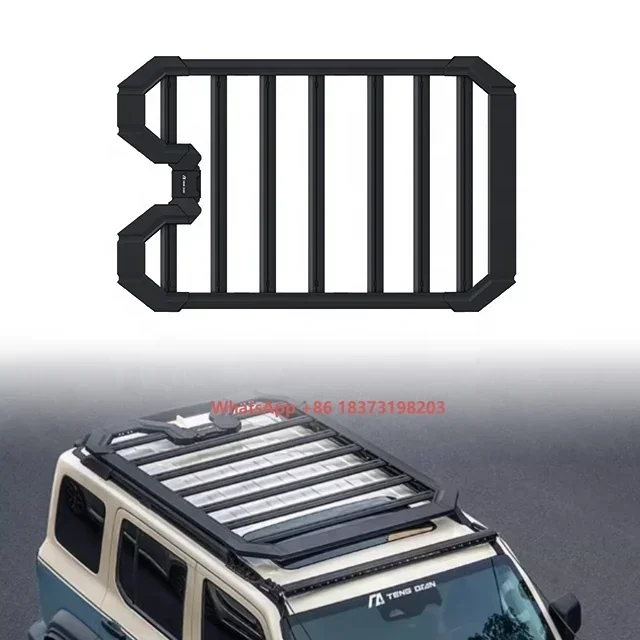 

New Design Off Road Modification Aluminum Luggage Cargo Carrier Ark Long Roof Rack for GWM Tank 300 Accessories