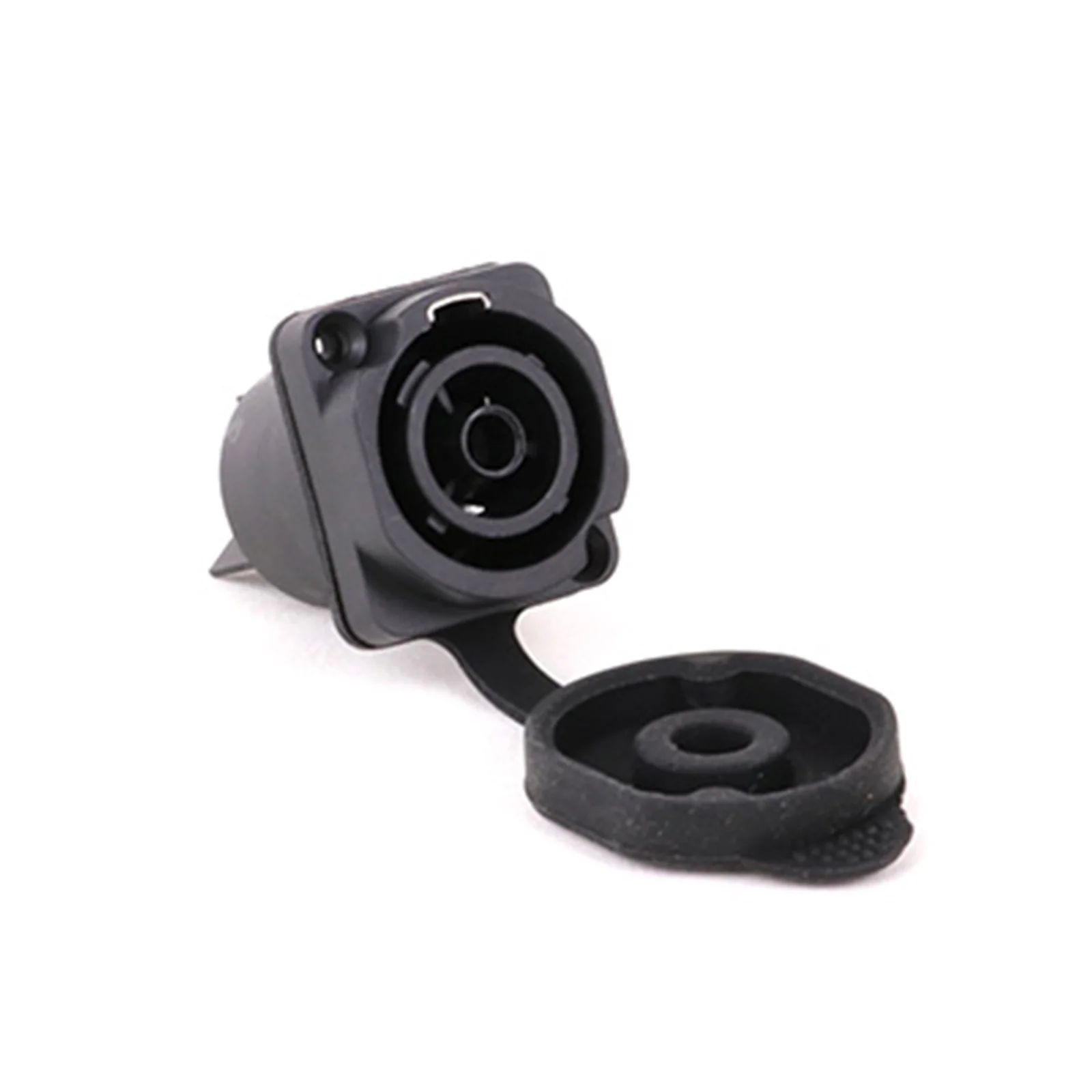 Black Waterproof PowerCON True Connector Female Jack, NAC3FX-W Power Female Socket IP65 Waterproof PowerCon Chassis Connectors