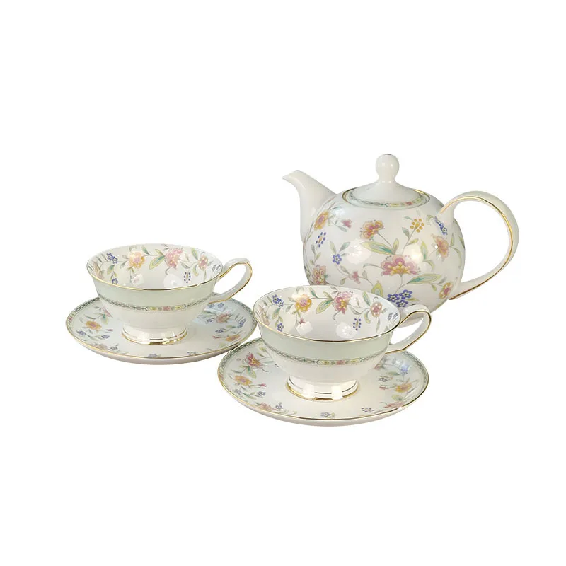 

Pastoral teapot coffee cup exquisite bone china afternoon tea teacup