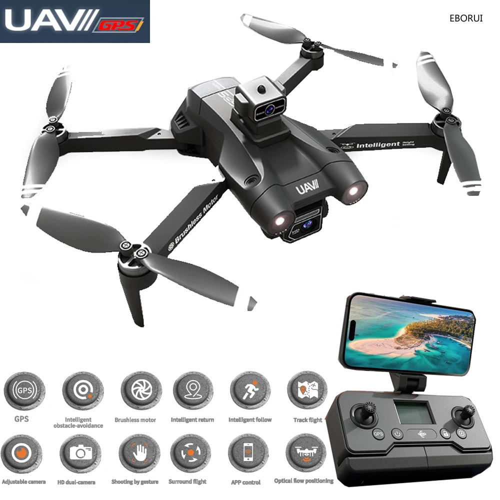 JJRC X28 GPS RC Drone 5G WiFi FPV 6K kamera HD 360 Laser unikanie przeszkód bezszczotkowy silnik GPS powrót zdalnie sterowany Quadcopter zabawki