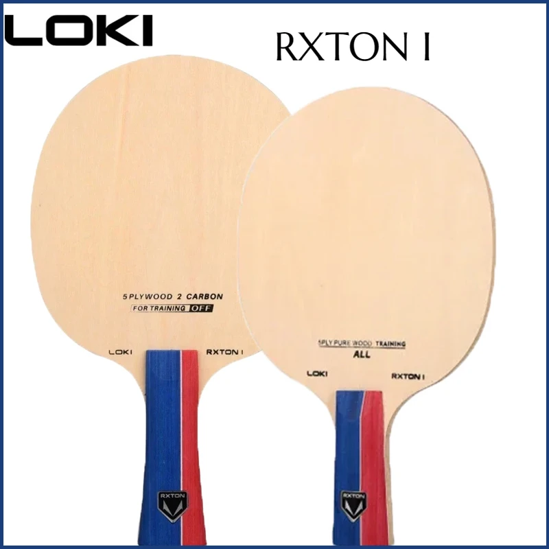 Original LOKI RXTON 1 Carbon Table Tennis Blade 7 Layers Offensive Children PingPong Racket for Club Training