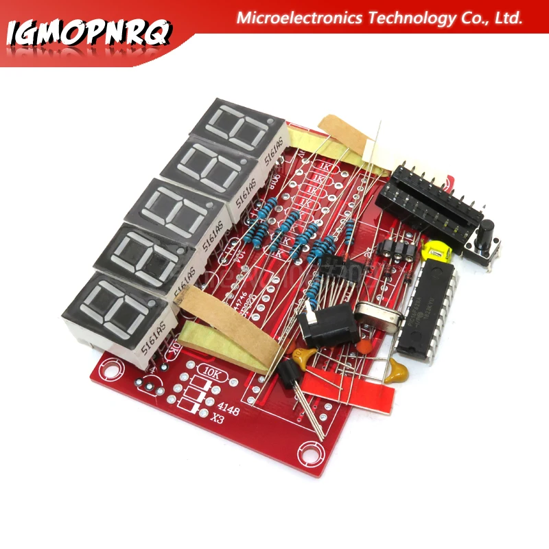 1 partia zestawy diy RF 1Hz-50MHz oscylator kwarcowy miernik częstotliwości cyfrowy LED