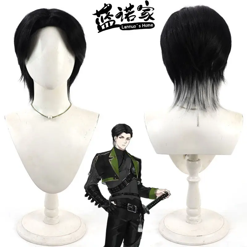 

Парик для косплея Аниме Токен Ранбу Инаба Гоу, реквизит для Хэллоуина и карнавальных вечеринок, синтетические волосы из термостойкого волокна + шапочка для парика