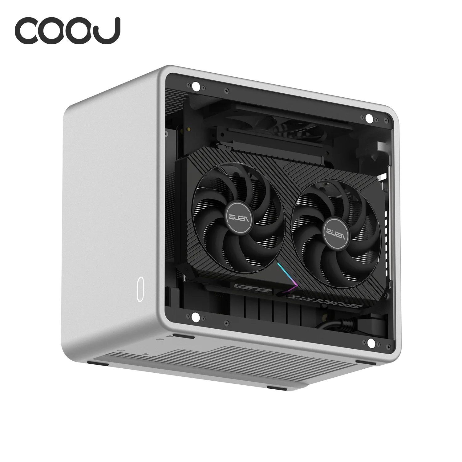COOJ Sparrow MQ6 All Aluminum Alloy Integrated Molding ITX Small