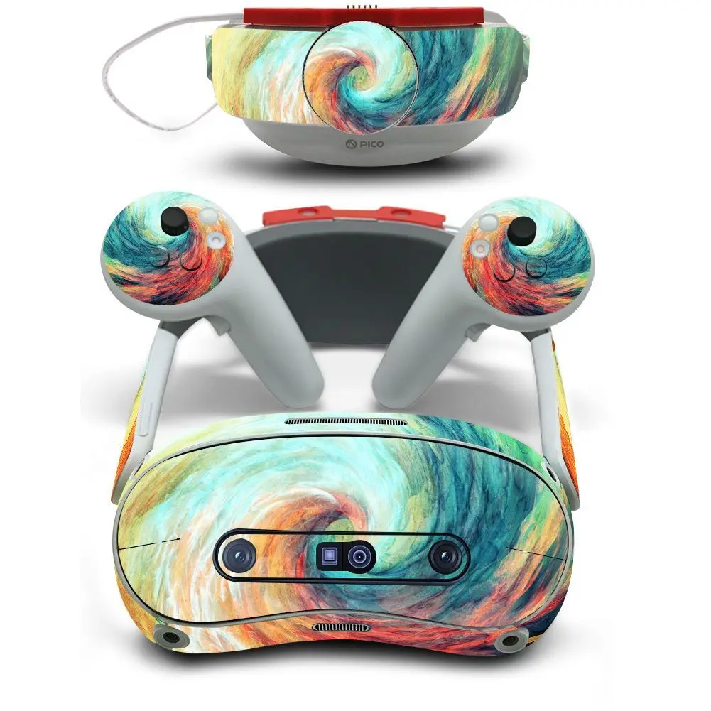 Vinyl Sticker For PICO4 Ultra-MR/Enterprise Skin Full Wrap Set Aesthetic Decal ProtectiveCover VR Headset Controller Accessories