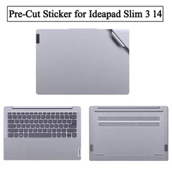 Pre-Cut Lenovo Laptop Sticker Film for 2024 2023 Ideapad Slim 3 5 14 Gen 9 8 Skin Decal for 14IRU9 14IRH8 14AMN8 14ABR8 14IAU7