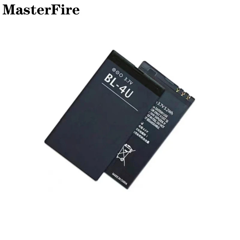 4x BL-4U BL4U 1000mah 3.7V แบตเตอรี่ลิเธียมโพลิเมอร์สําหรับ Nokia N500 E66 Walkie-talkie เกมแบบพกพาลําโพงแบตเตอรี่