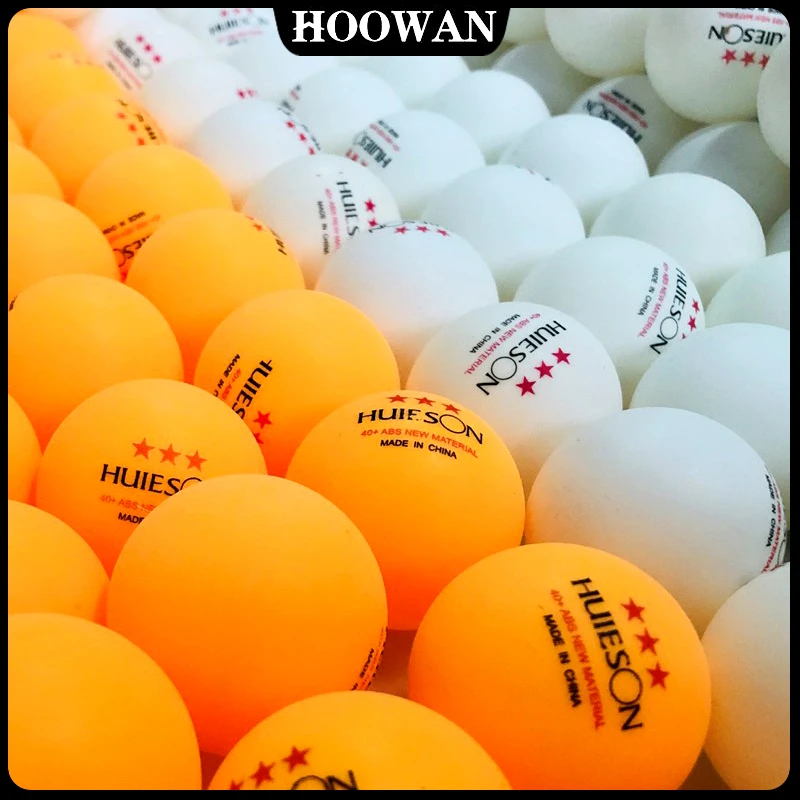 

Genuine Huieson 30/100 Pcs 3 Star 40mm 2.8g Table Tennis Balls Ping Pong Balls for Match New Material ABS Plastic Training Balls