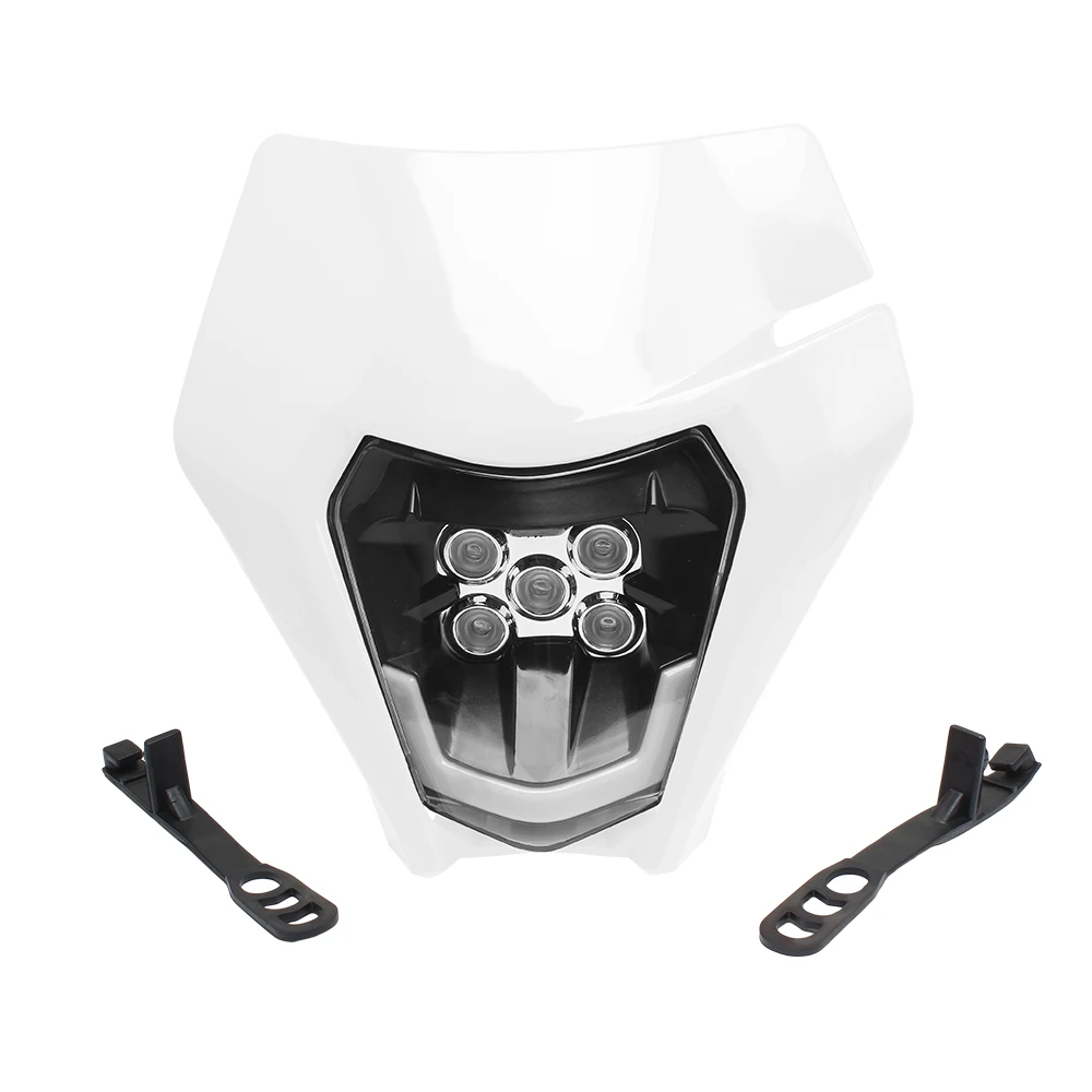Voor KTM Koplamp Plaat LED Motorcycle Enduro Kuip EXC MX SX Lont Koplamp Crossmotor Onderdelen Supermoto Motocross Enduro Masker