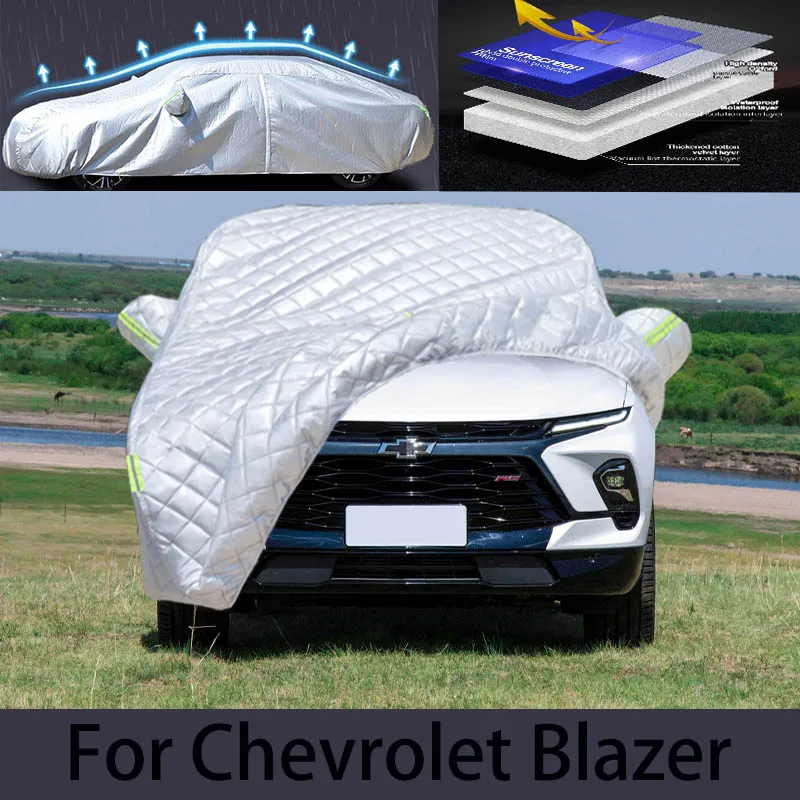 

For chevrolet blazer car hail protection cover, auto rain protection, scratch protection, paint peeling protection, car clothing