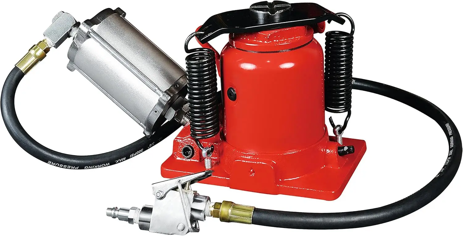 

20 Ton Low Profile Air/Manual Bottle Jack - Fast & Versatile Hydraulic Lift