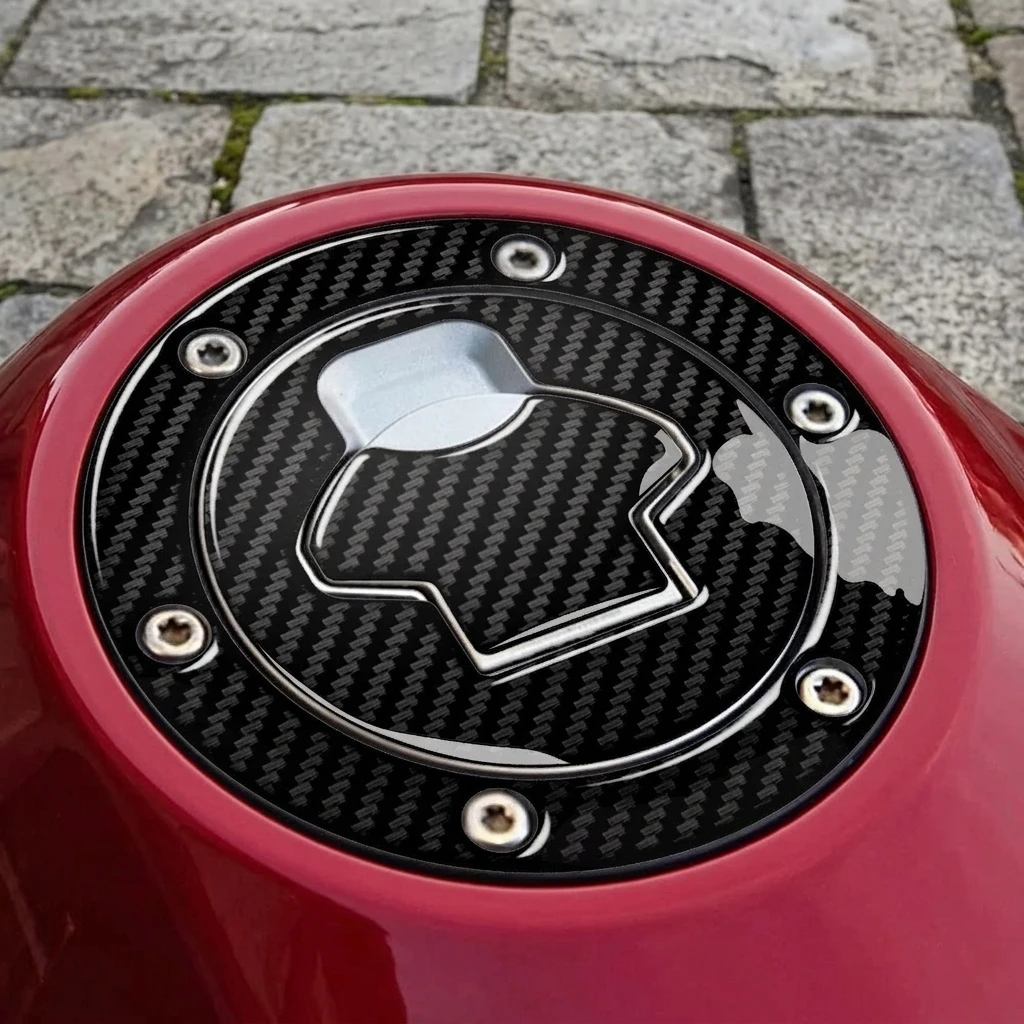 Transparenter Motorrad-Tankdeckel-Schutzaufkleber für BMW-Modelle bis 2006 (6 Löcher)