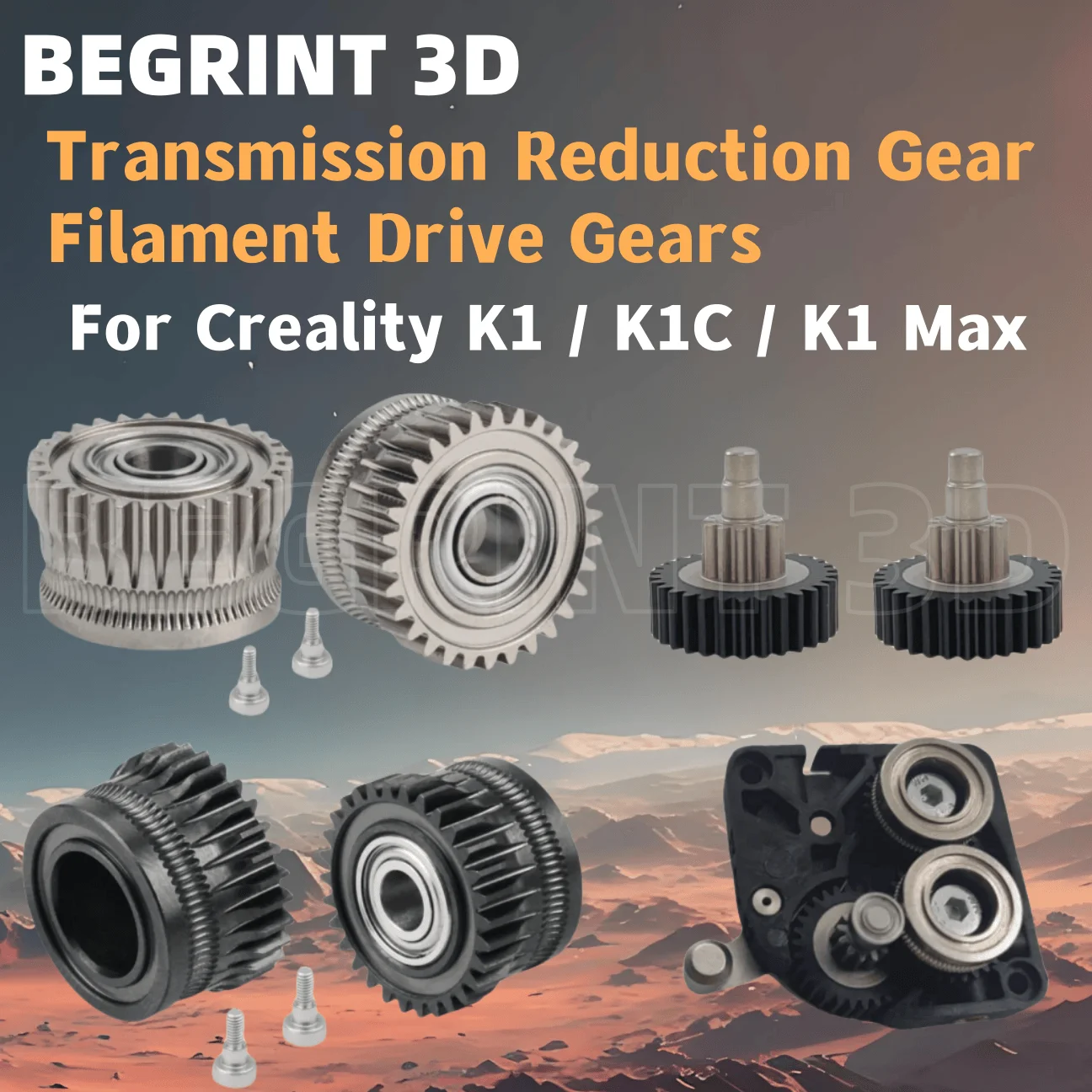 

Для Creality K1 K1C K1Max экструдер, редуктор передачи, высококачественные приводные шестерни накаливания для 3d-принтера серии K1