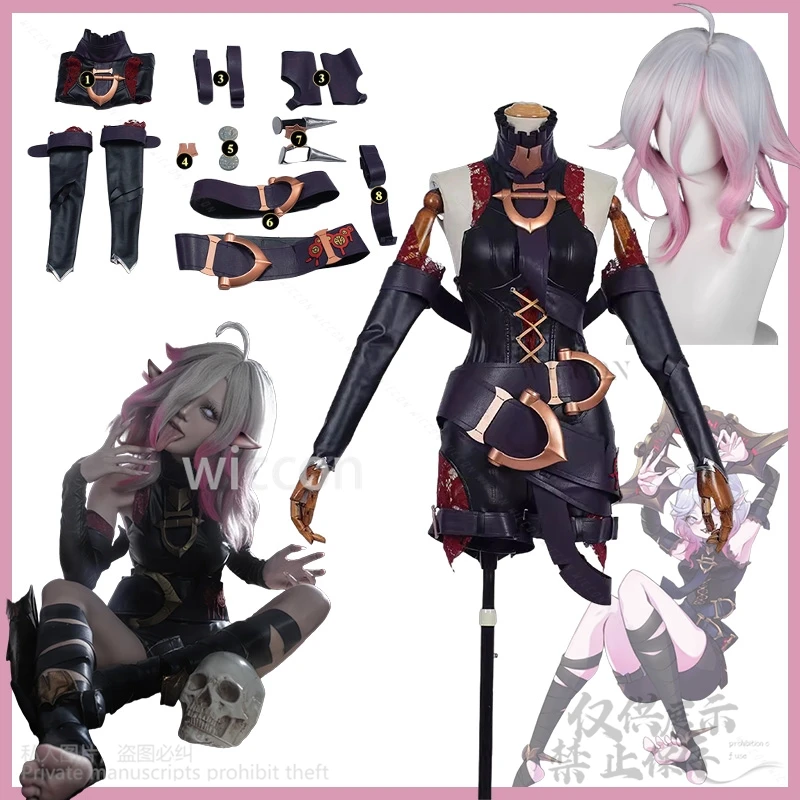 بريار تأثيري أنيمي لعبة Lol LOL مخصصة مثير بذلة Jirai Kei الفتيات امرأة كوس هالوين عيد الميلاد مخصصة