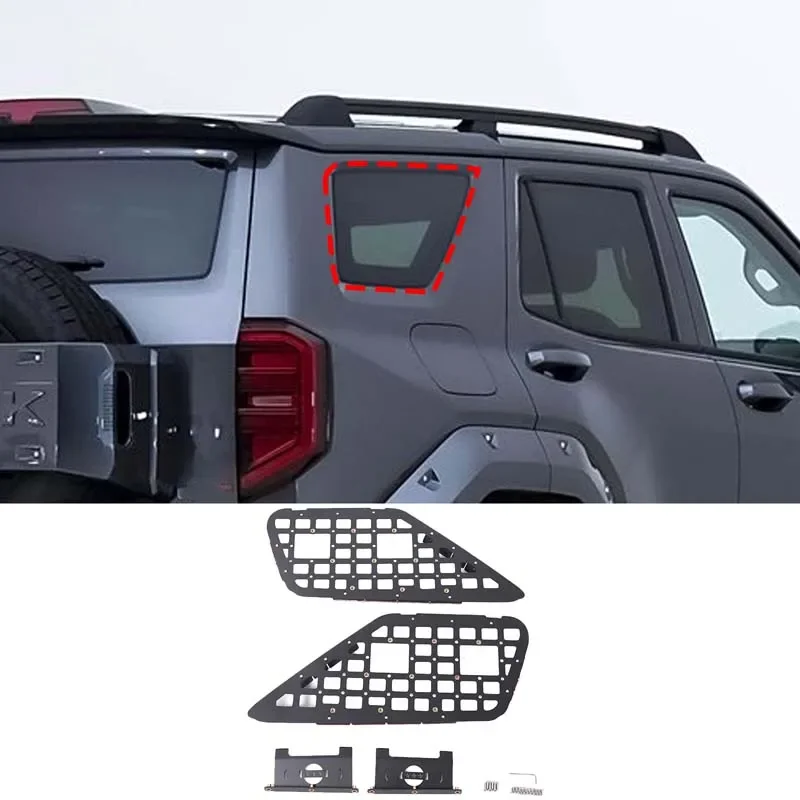 For Great Wall Tank 400 2023+ Aluminum Alloy Black Car styling trunk side tool hanger car interior modification accessories