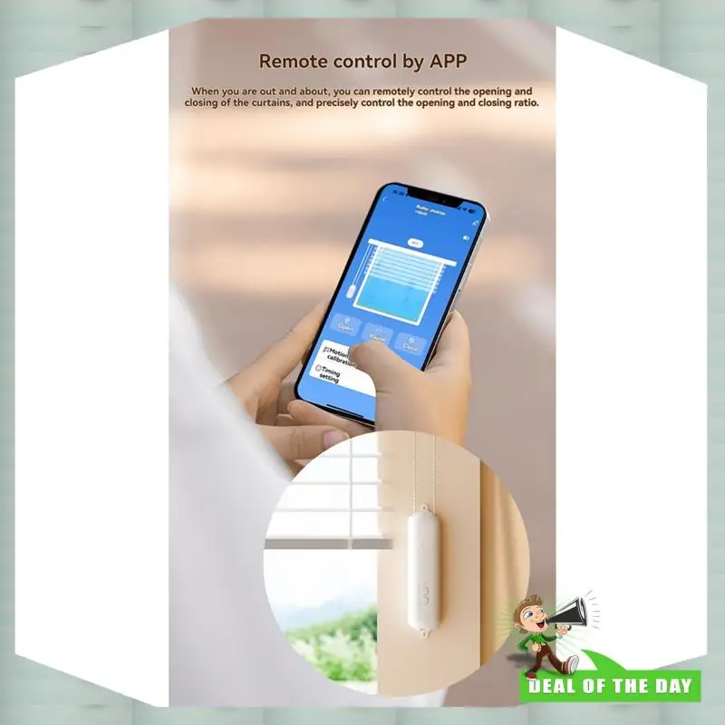

24-Hour Delivery Tuya Smart Roller Shade Drive Motor With Bluetooth Control Pull Bead Curtain Motor Robot Lifting Curtain App Ma