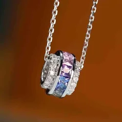 CAOSHI Beautiful Colorful Women's Pendant Necklace Unique Charm Daily Wear Exquisite Accessories Party Birthday Jewelry Gifts
