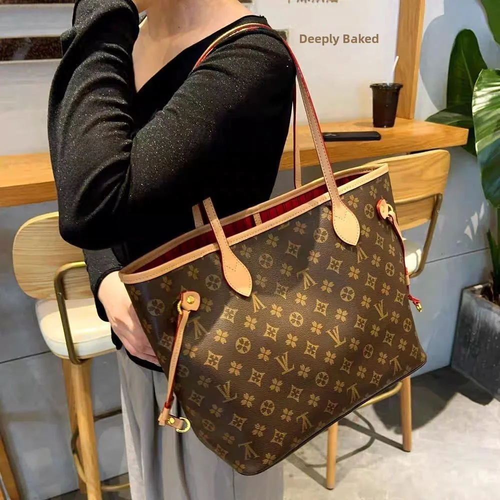 Luxury Large Capacity Commuter Shopping Bag Women's Versatile Single Shoulder