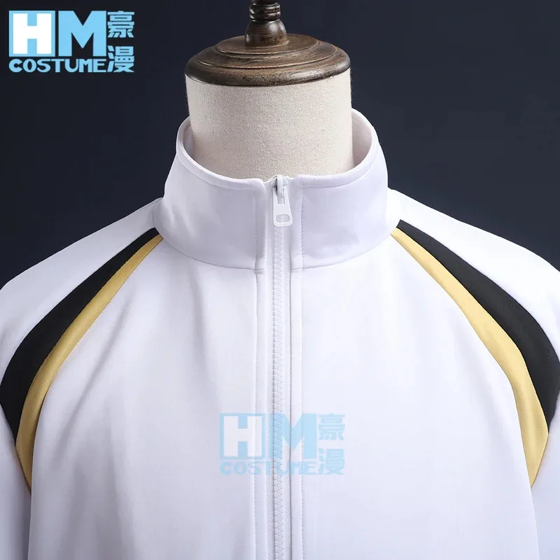 High Quality Haiky Anime Kotaro Bokuto Akaashi Keiji Cosplay Costume Fukurodani High School Uniform Embroidery Tracksuit