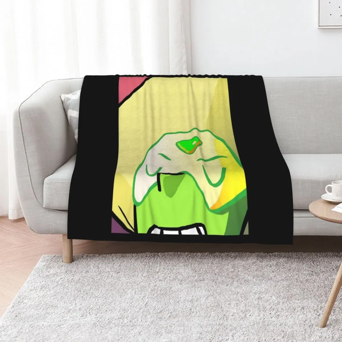 

Peridot Throw Blanket Luxury bed plaid Sleeping Bag Plush Blankets