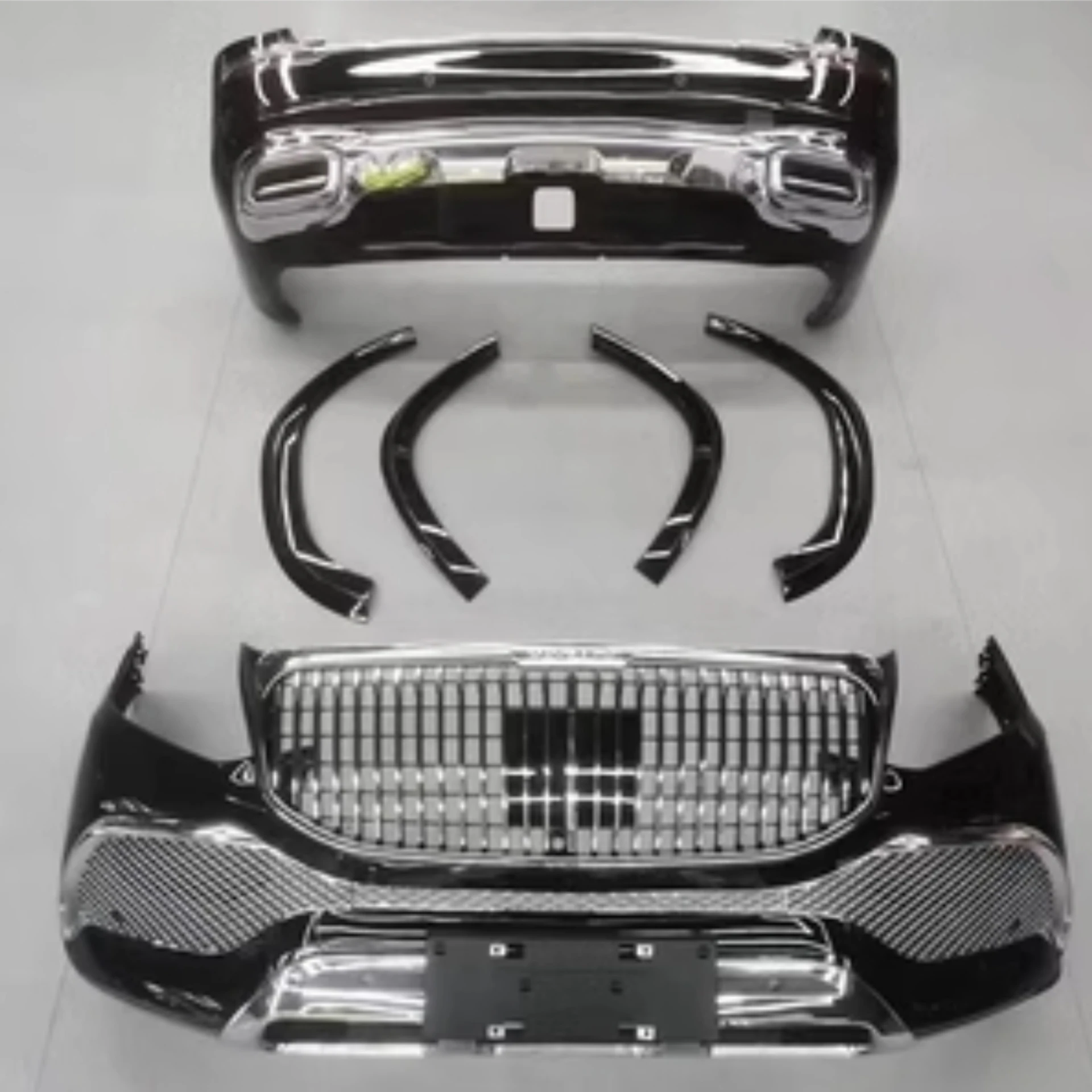 

New Style Front Rear Bumper Assembly Wheel Eyebrow for Mercedes Benz GLS Class W166 Convert Body Kit Car Accessories