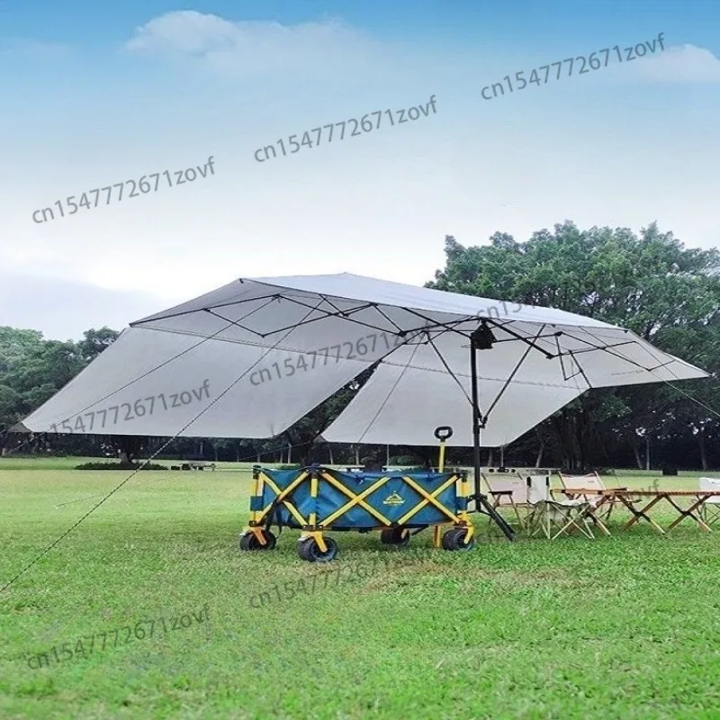 Camping Foldable Portable Sun Shelter Quick Setup Beach Picnic Sun Protection Shelters Waterproof Adjustable Camping Supplies
