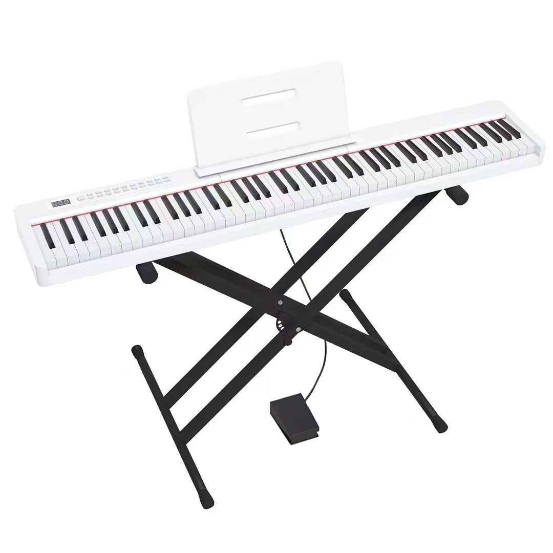 

Hooqu Professional 88-Key Intelligent Electric Piano Portable Weighted Digital Keyboard For Professional Performance