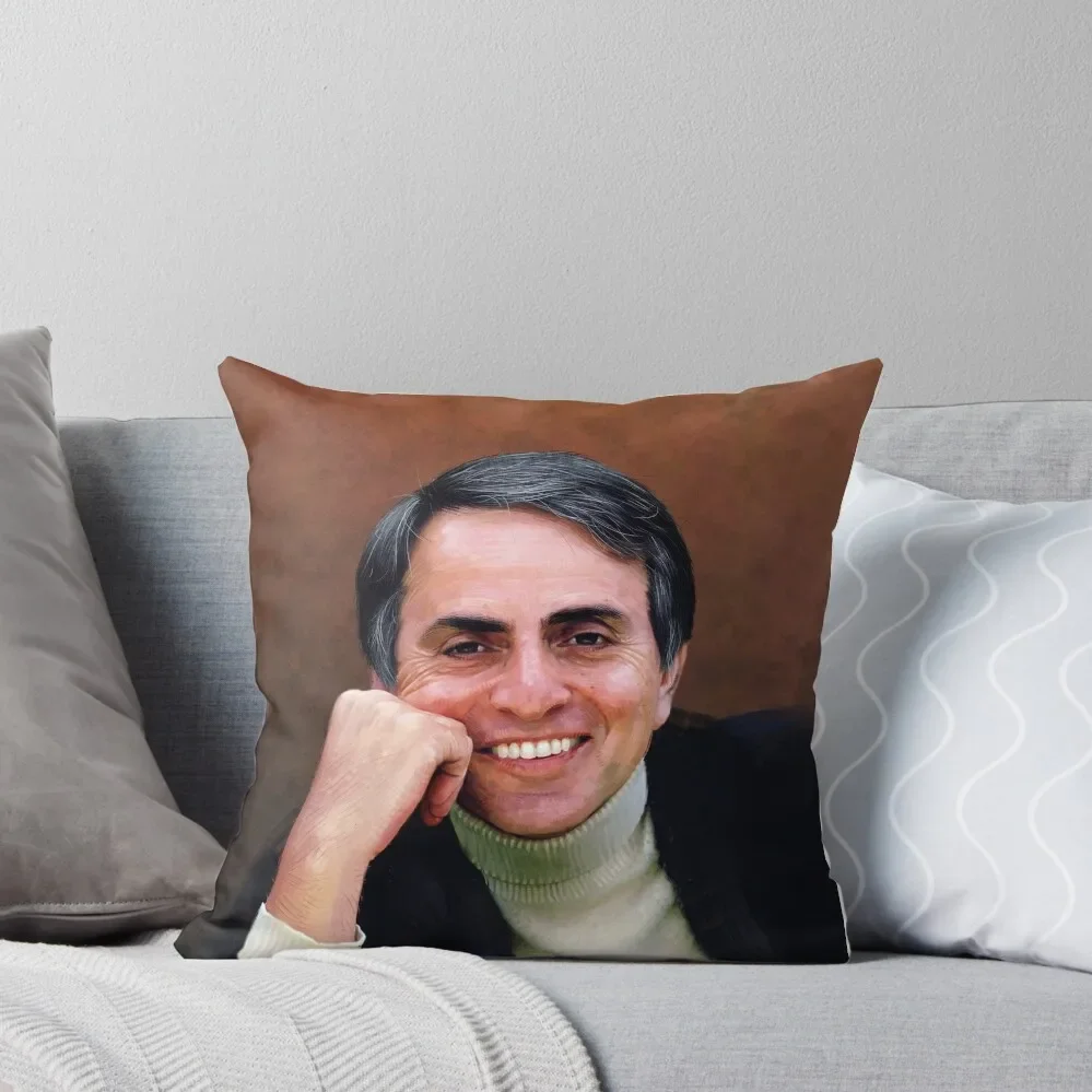 

Carl Sagan Throw Pillow Decorative Sofa Cushions pillows decor home christmas pillow case Pillow