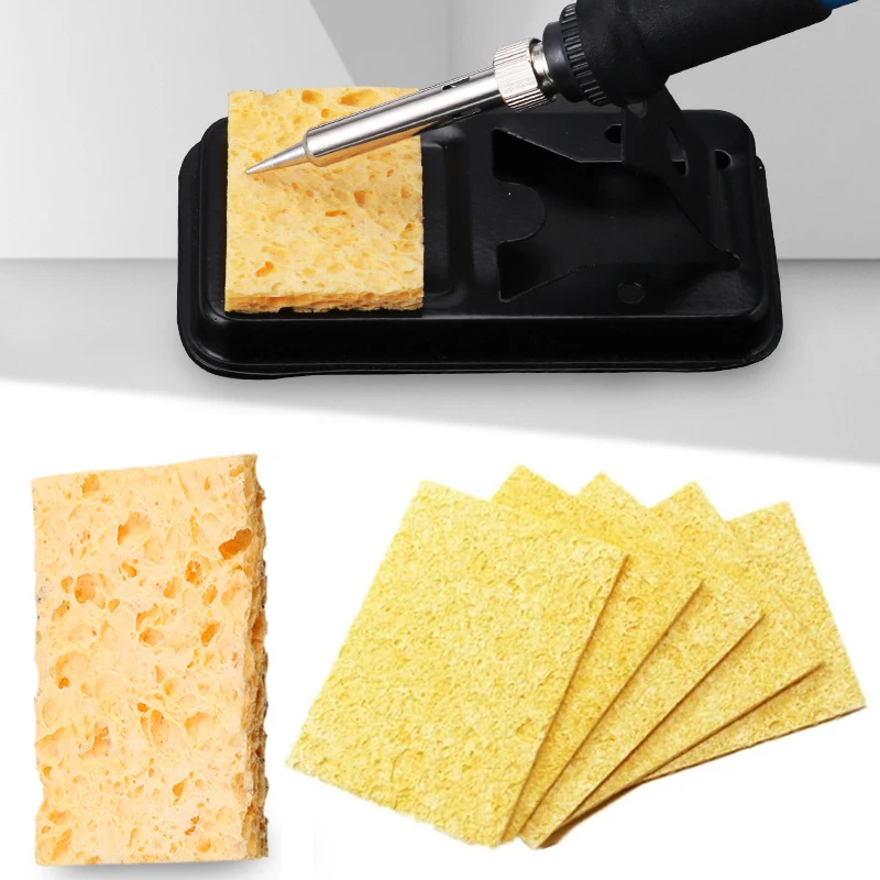 1/5/10pcs Soldering Iron Cleaning Sponge High Temperature Resistant Sponge for Welding Tips Cleaining Tool 3.5CM*5CM