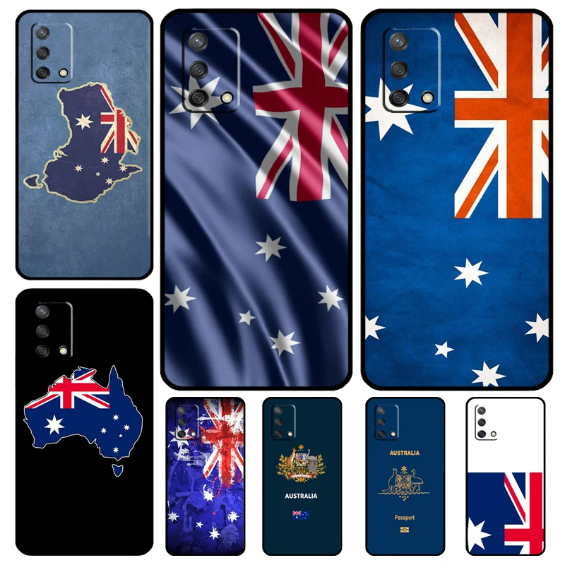 Australia Flag Case For OPPO A17 A54 A57 S A77 A74 A94 A5 A9 A53 A15 A16 A76 A96 A52 A72 A18 A58 A98 A78