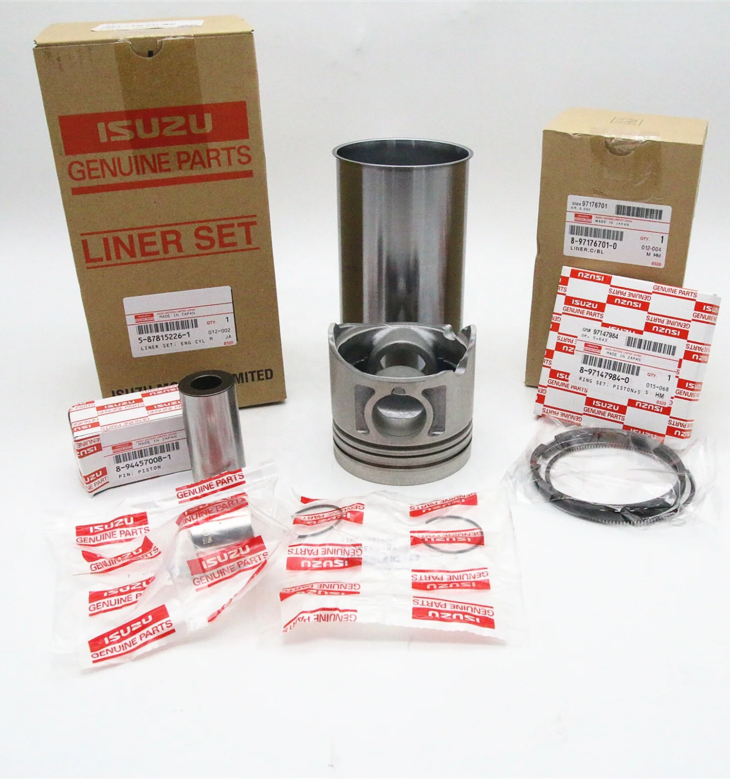 

Genuine Japan Original Hot Sale Auto Parts 4JG2 5878152261 5-87815226-1 LINER SET ENGINE CYLINDER