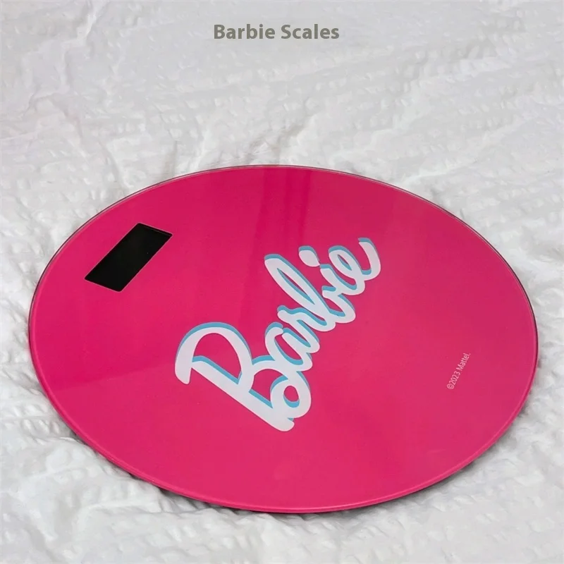 Barbie Daylight Shine Series 180kg Weighing Scale With Temperature Display Glass Exquisite Creativity Houseware Decorative Gift