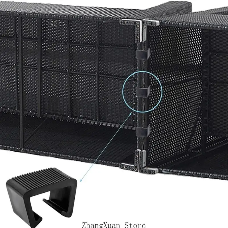 3XUF Rattan-Sofa-Klemmen, Sofa-Verbindungsstücke, Stuhl-Ausrichtungsbefestigungen