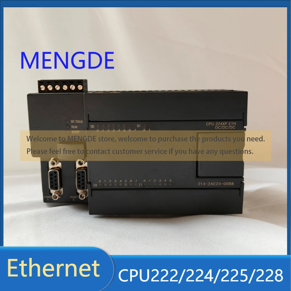 

CPU224XP CPU222 CPU225 CPU228 Compatible with Siemens S7-200 PLC Transistor Relay 14DI 10DO 4AI 2AO Ethernet Port